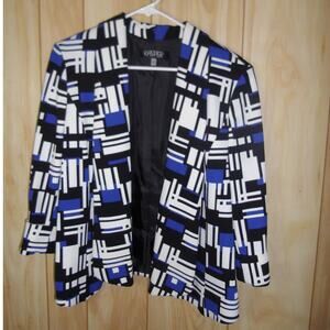 Kasper Vintage Collared 3/4 Cuffed Sleeve Blazer 10